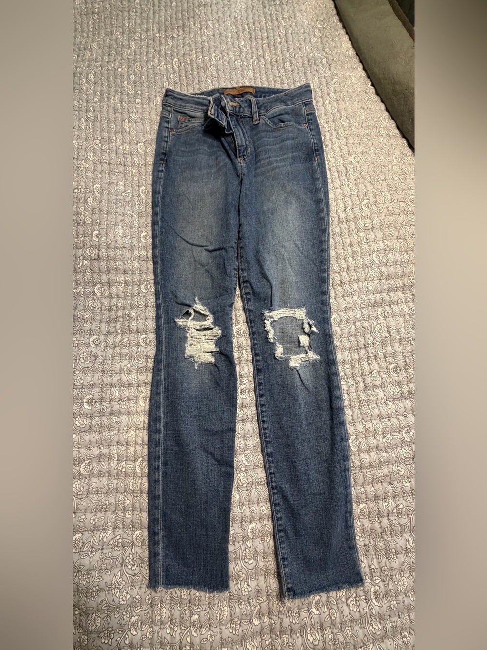 Joe's Jeans Flawless The Icon Mid Rise Skinny Ankle Jeans Size 27